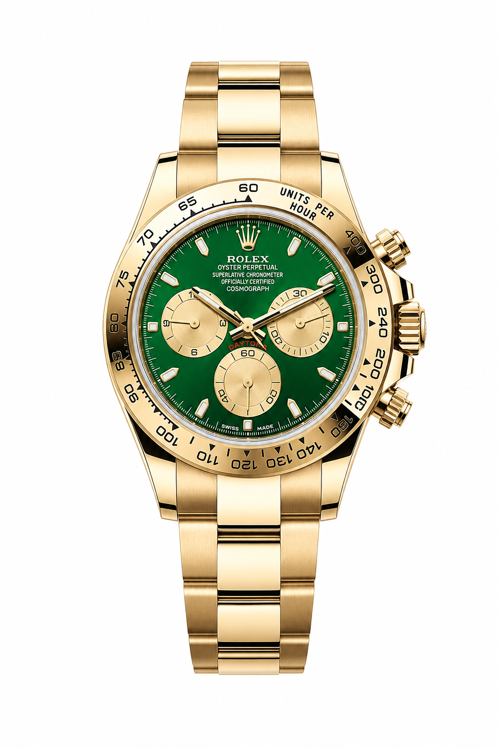 Green Gold Chronograph Watch