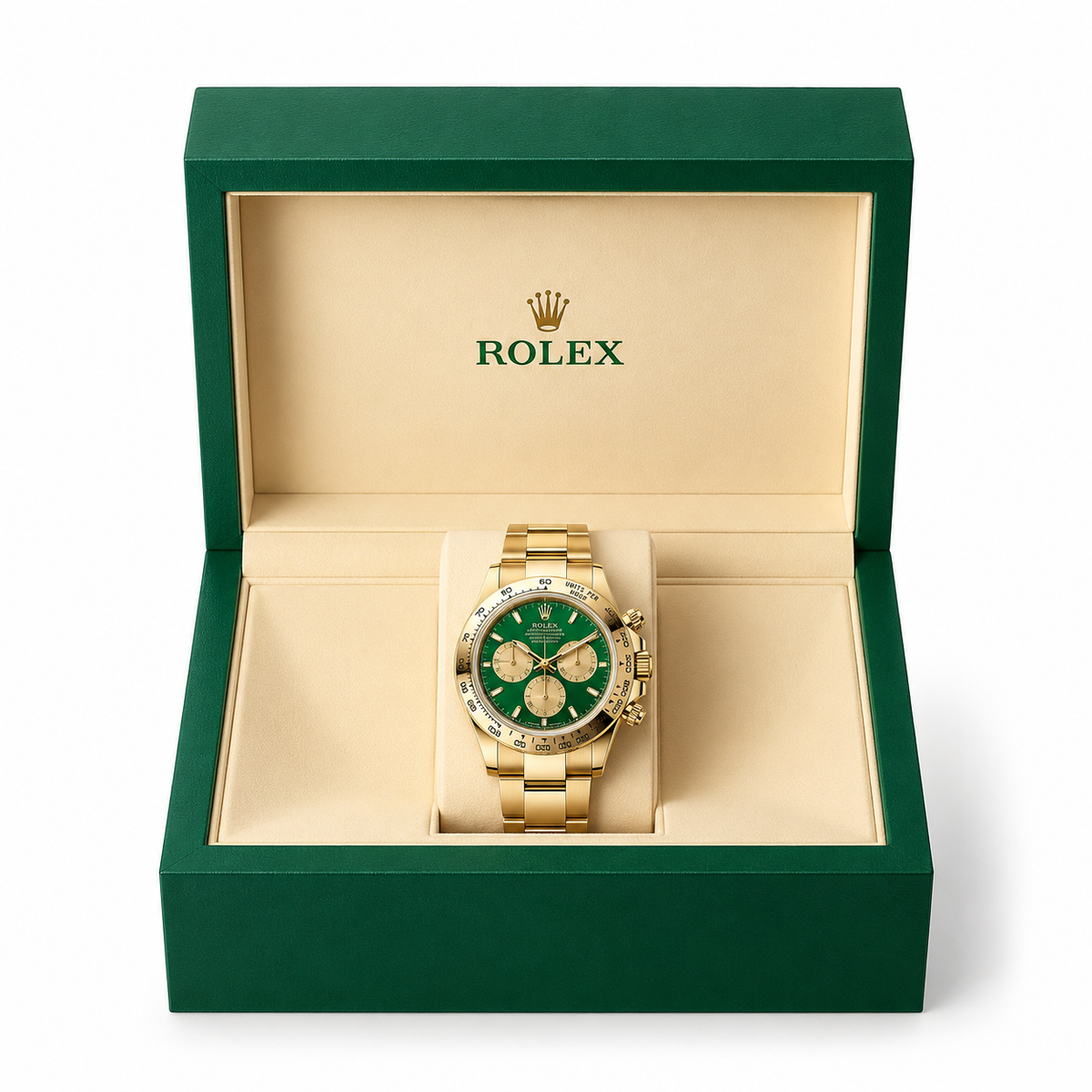 Green Gold Chronograph Watch