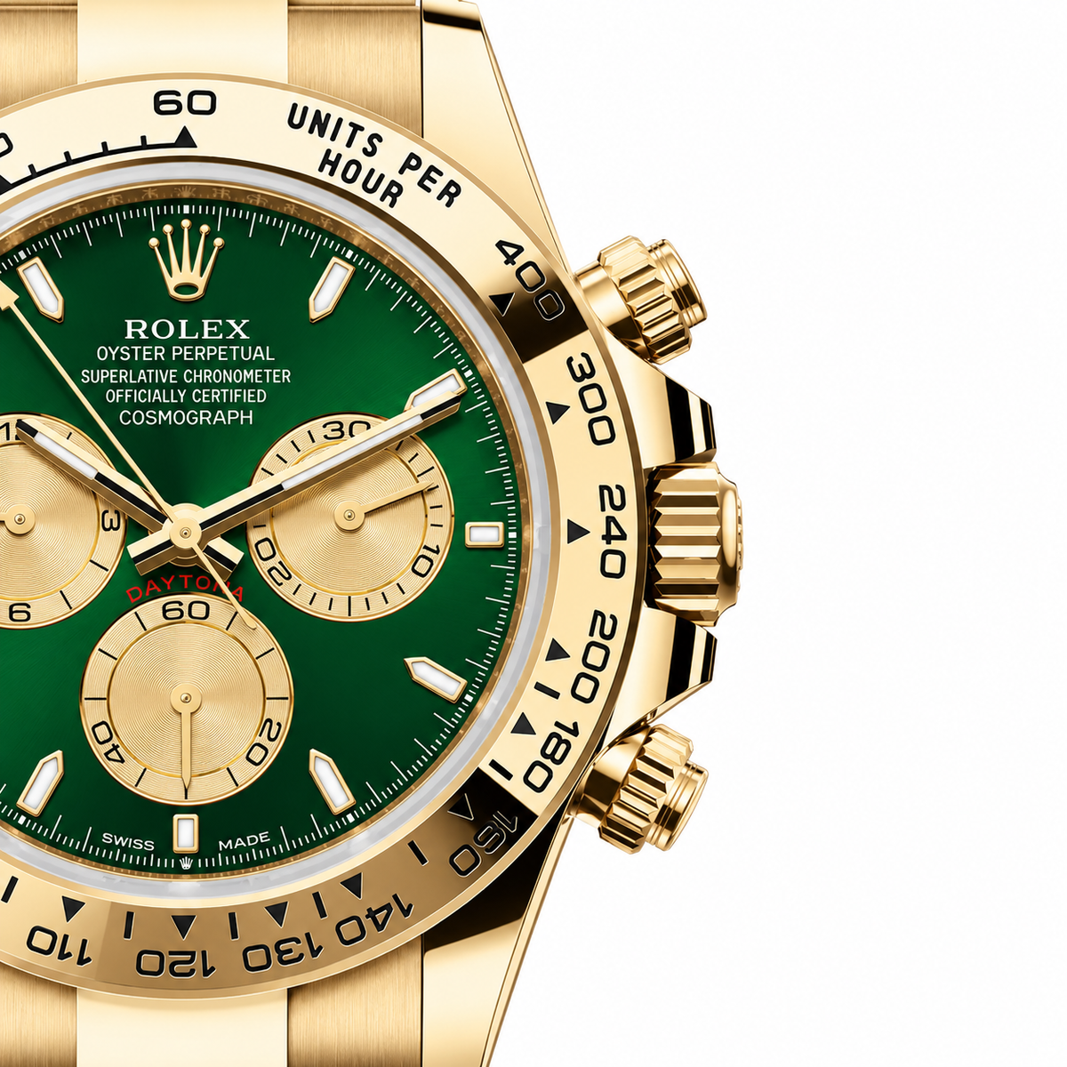Green Gold Chronograph Watch