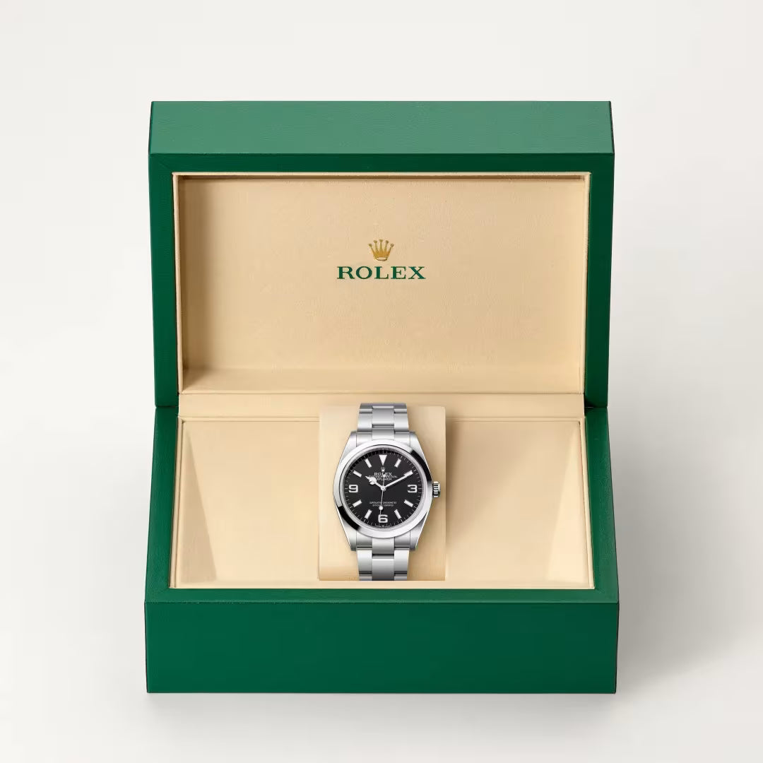 Explorer 36 Stainless Steel Black Dial