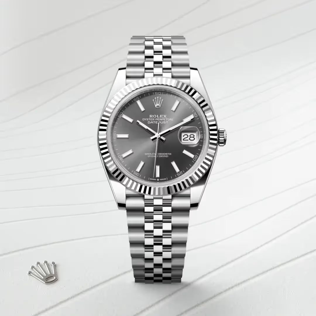 Datejust 41 Slate Grey Dial Jubilee Watch