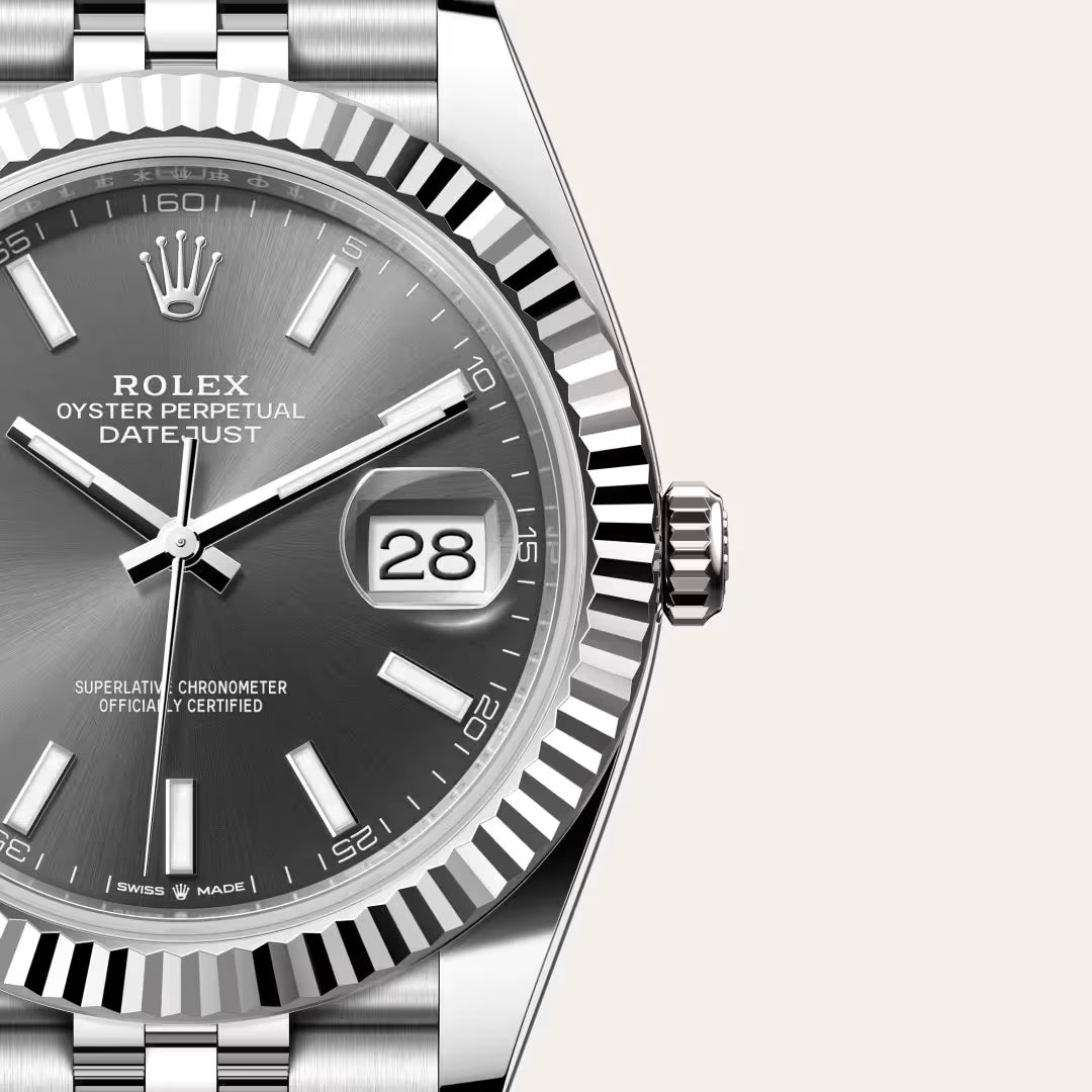 Datejust 41 Slate Grey Dial Jubilee Watch