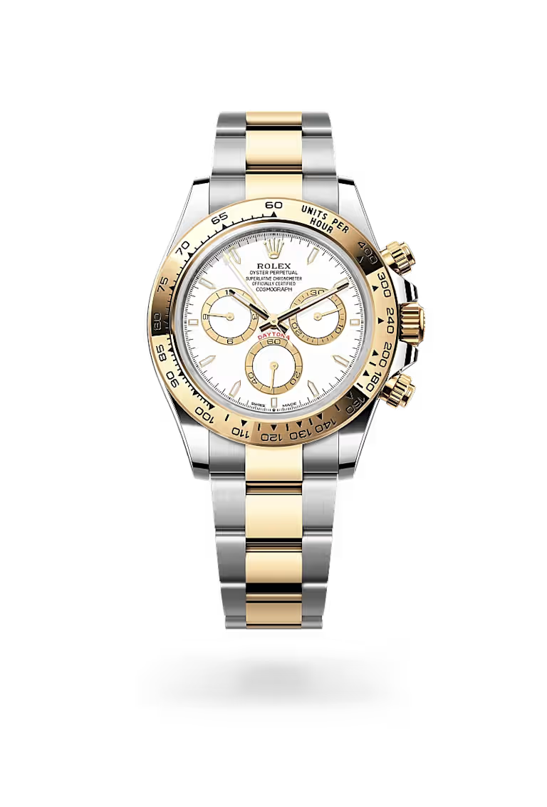 Two-Tone White Gold Chronograph Watch
