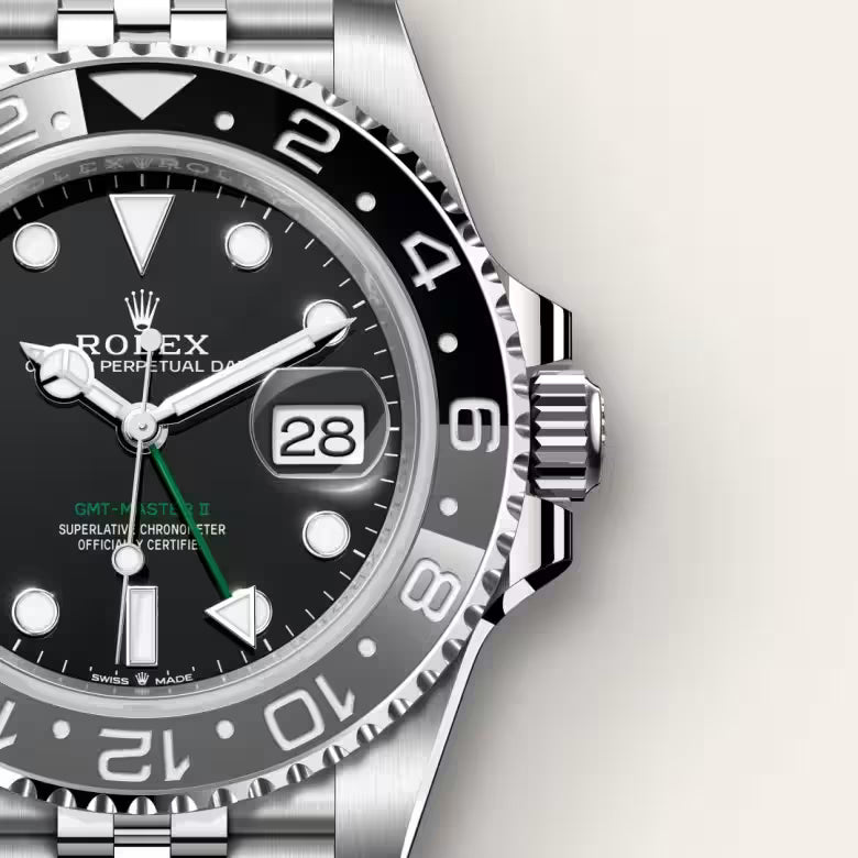 Sterling Black GMT Master Watch