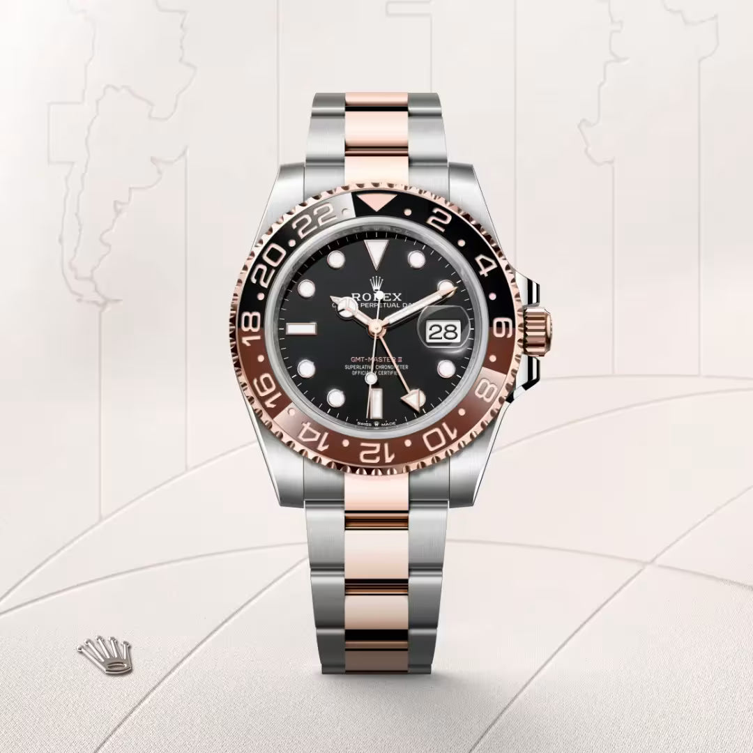 Rose Gold Horizon GMT Watch