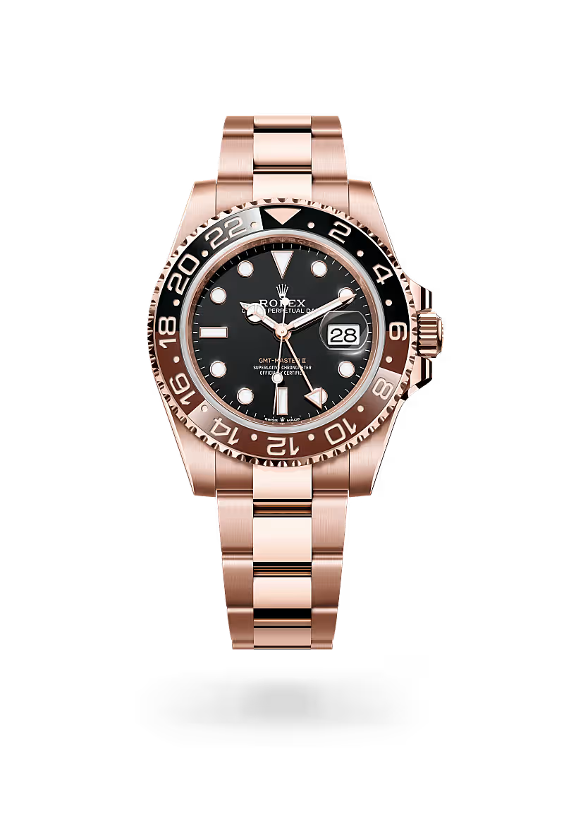 Rose Gold Prestige GMT Master Watch