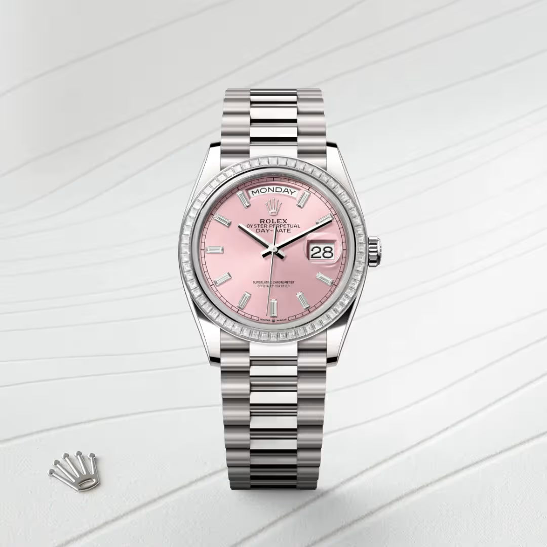 Day-Date 36 Blush Pink Diamond Luxe Watch