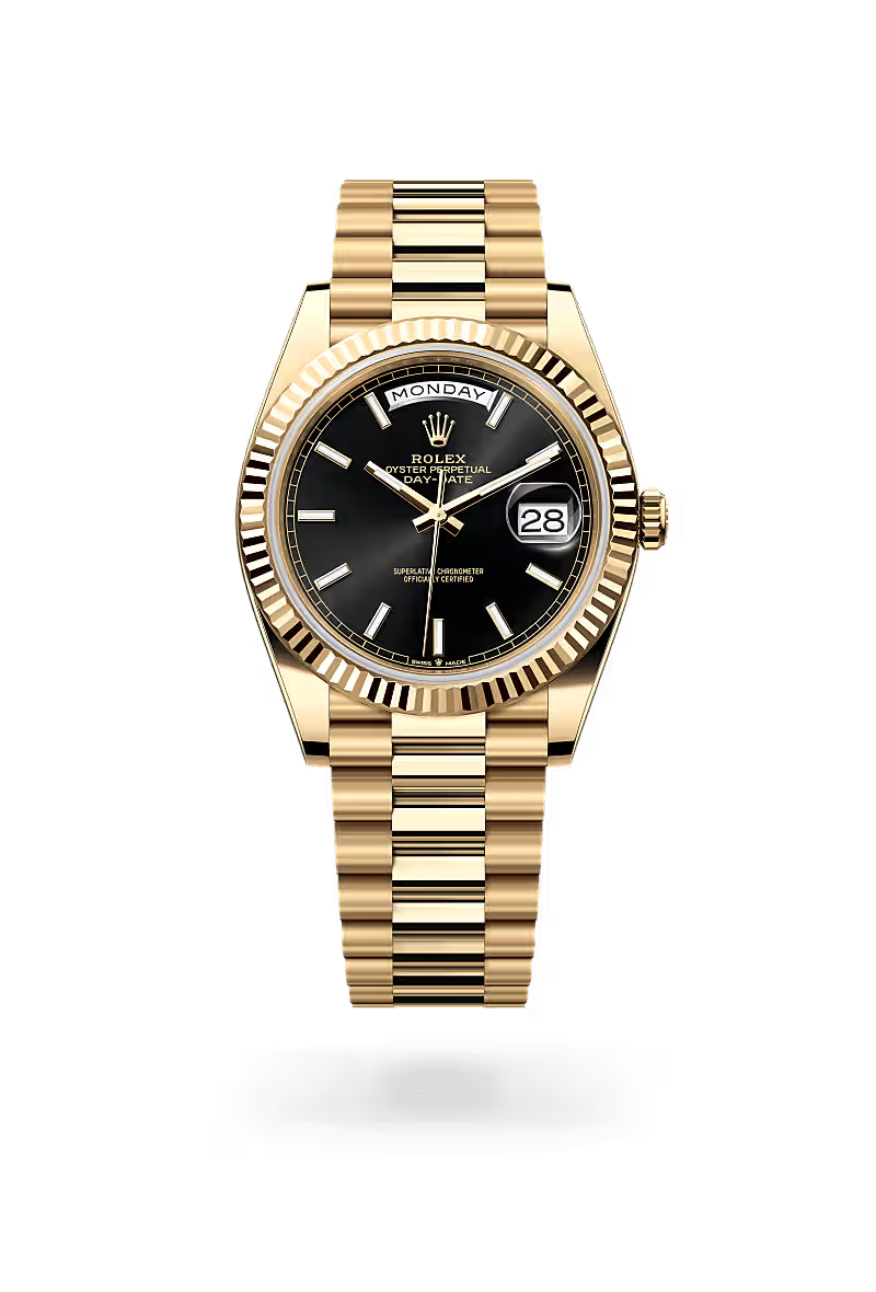 Day-Date 40 Classic Black Dial President Watch