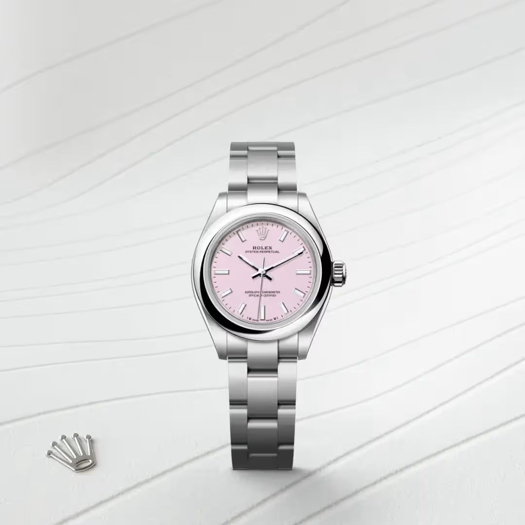 Oyster Perpetual 28 Elegant Pink Dial Oyster Perpetual Watch