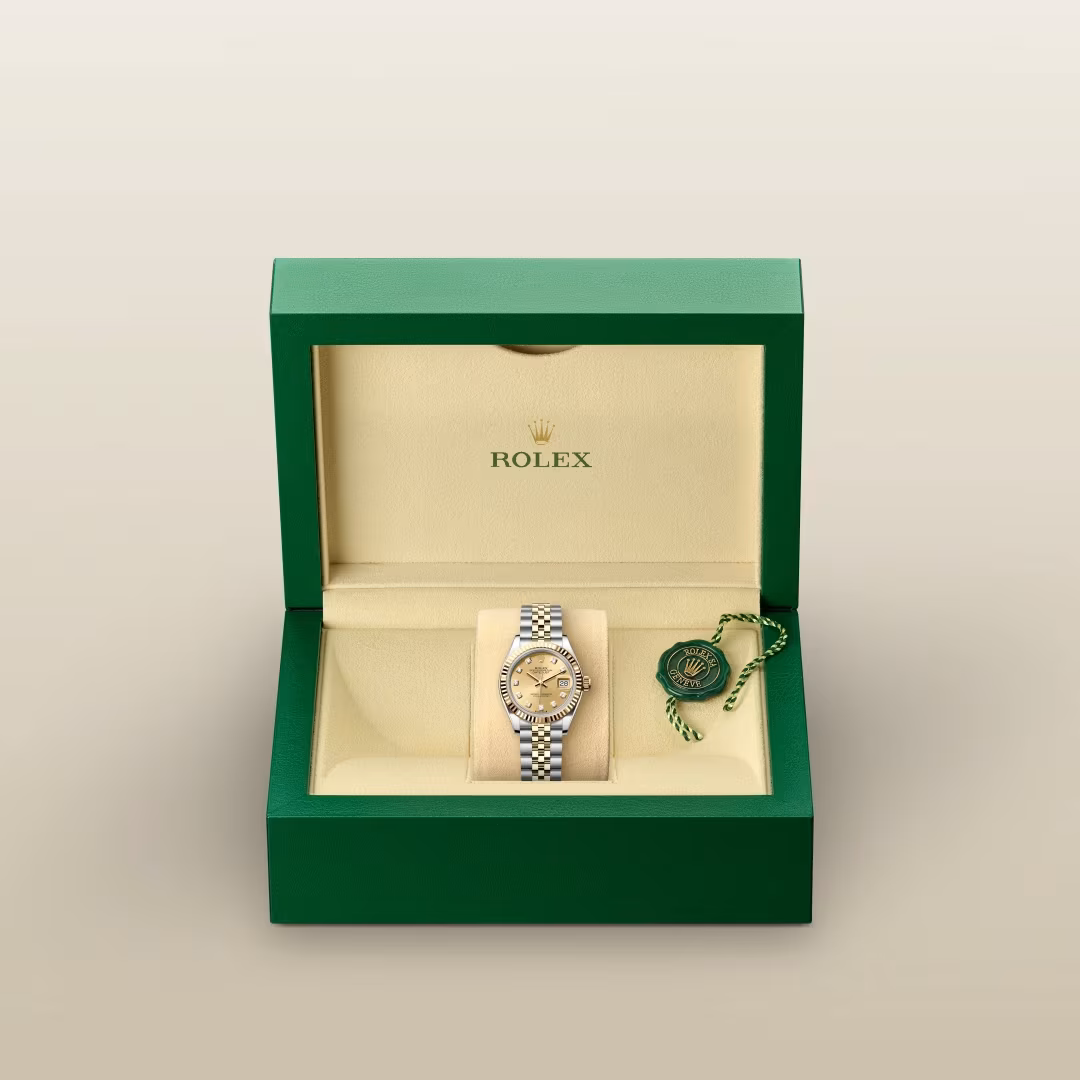 Lady-Datejust Premium Two Tone Gold Dial Women’s Watch