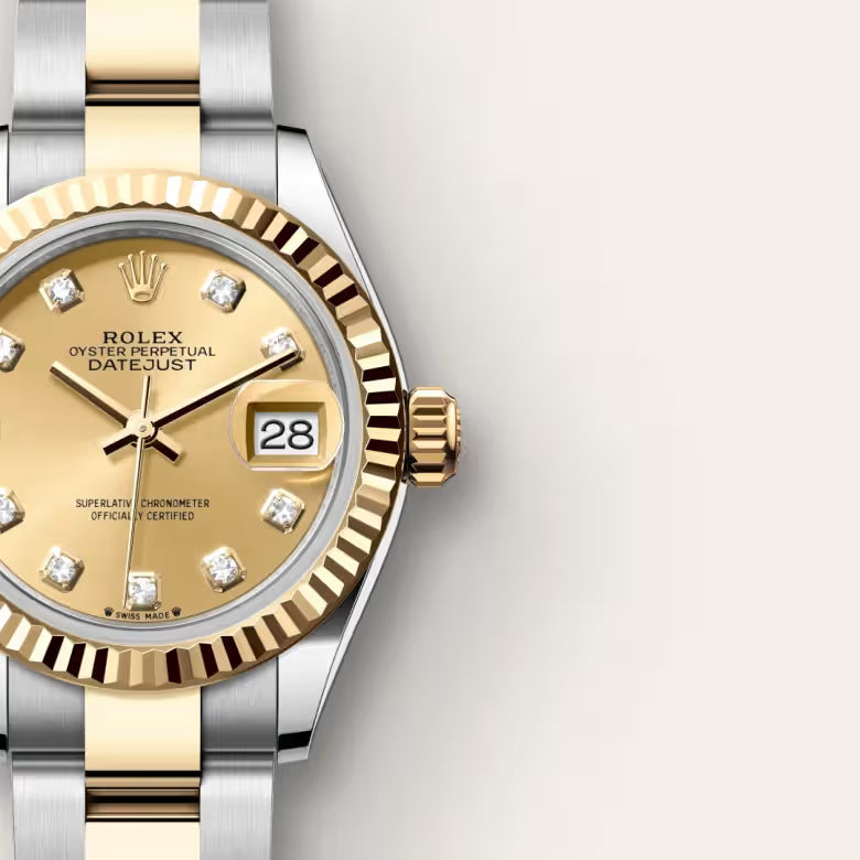 Lady-Datejust Classic Two Tone Gold Dial Women’s Watch