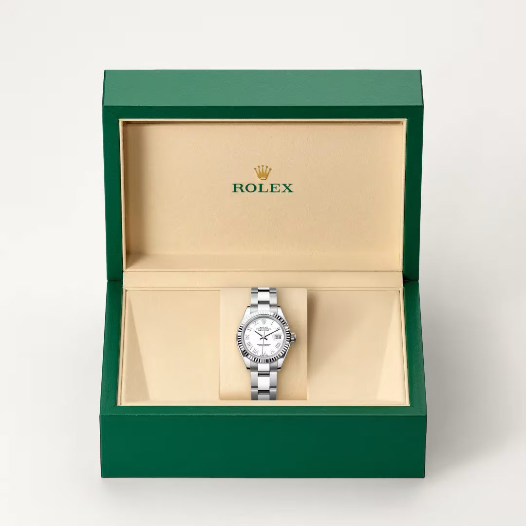 Lady-Datejust Classic Silver Dial Luxury Watch