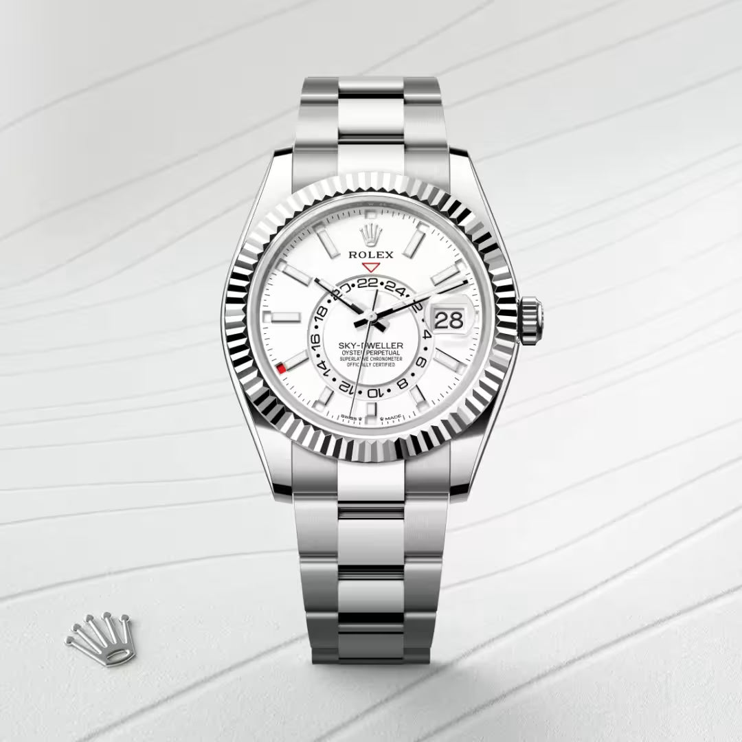 Sky-Dweller Sky-Dweller Silver White Dial Watch
