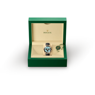 Ice Blue Gold Racing Chronograph Watch
