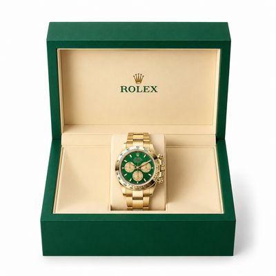 Green Gold Chronograph Watch
