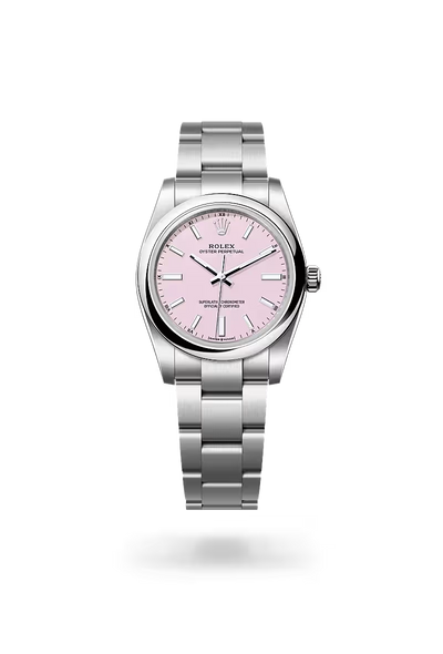 Oyster Perpetual 34 Blush Pink Elegance Watch