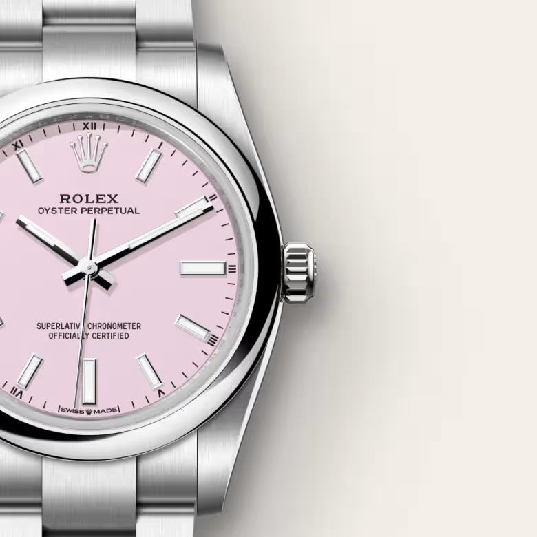 Oyster Perpetual 34 Blush Pink Elegance Watch