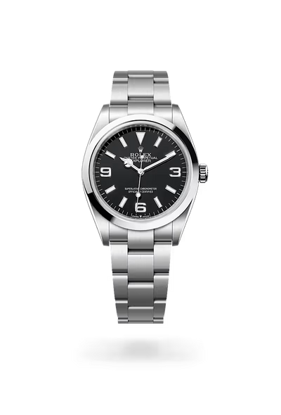 Explorer 36 Stainless Steel Black Dial