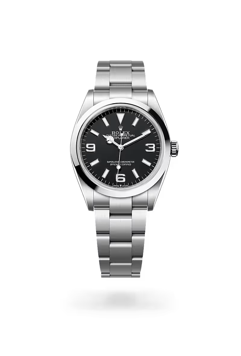 Explorer 36 Stainless Steel Black Dial