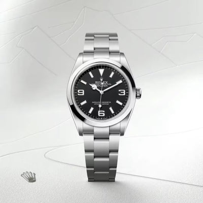 Explorer 36 Stainless Steel Black Dial