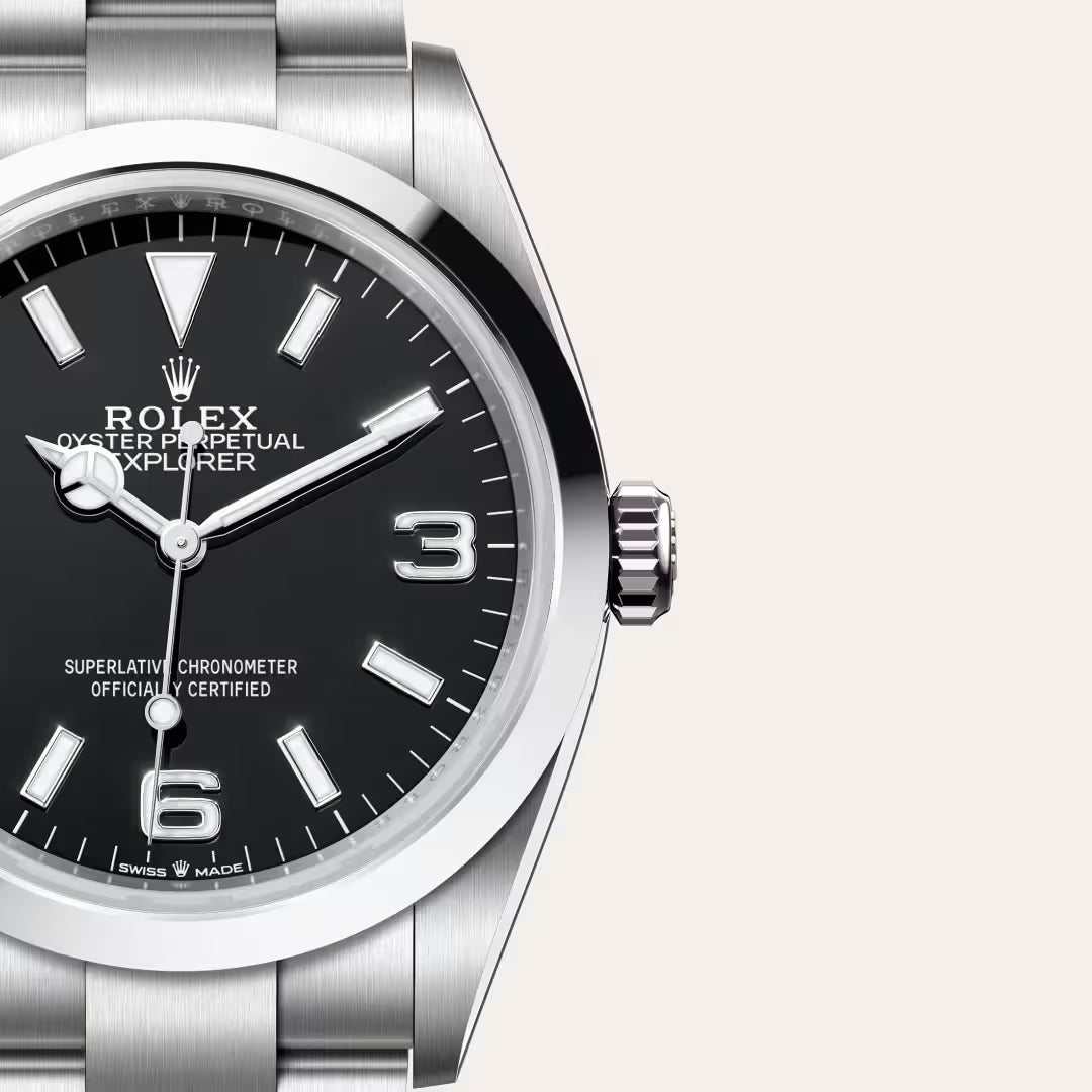 Explorer 36 Stainless Steel Black Dial