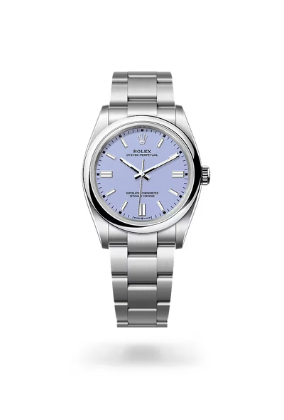 Oyster Perpetual 36 Perpetual Lavender Dial Stainless Steel Watch