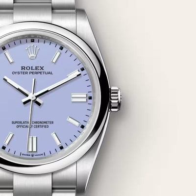 Oyster Perpetual 36 Perpetual Lavender Dial Stainless Steel Watch