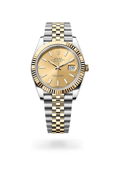 Datejust 41 Champagne Dial Two-Tone Jubilee Watch