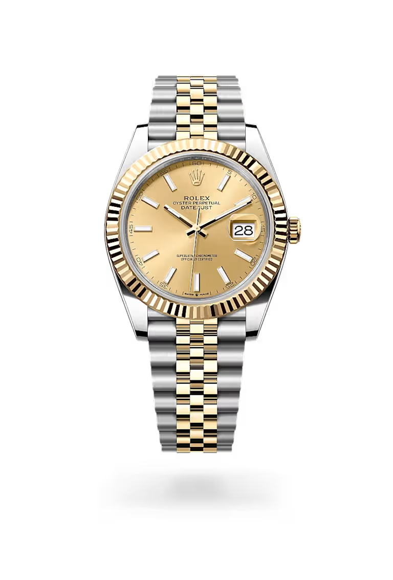 Datejust 41 Champagne Dial Two-Tone Jubilee Watch