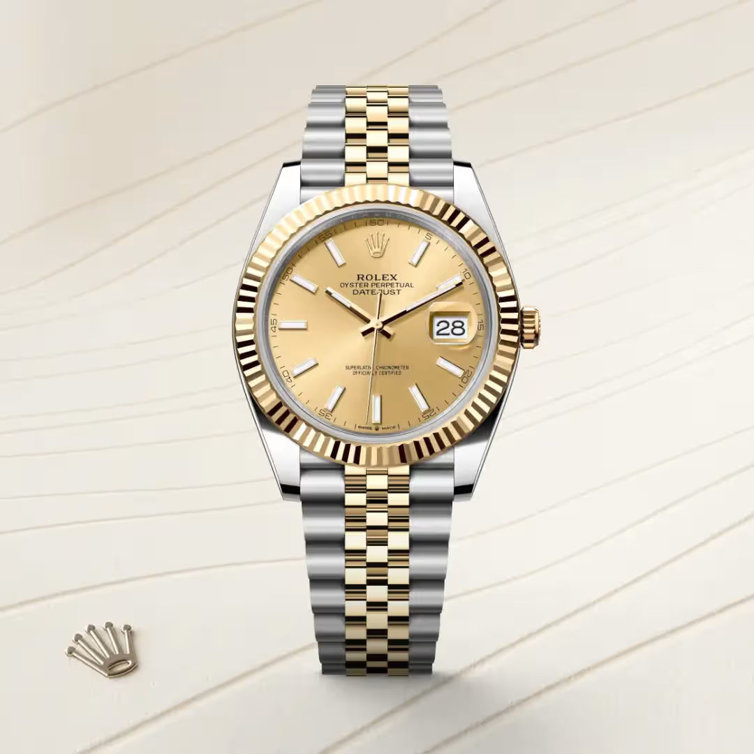 Datejust 41 Champagne Dial Two-Tone Jubilee Watch