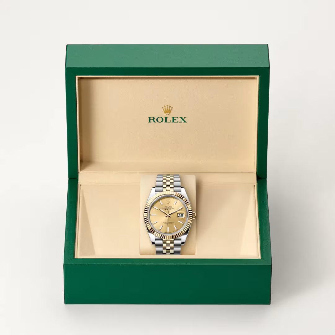 Datejust 41 Champagne Dial Two-Tone Jubilee Watch