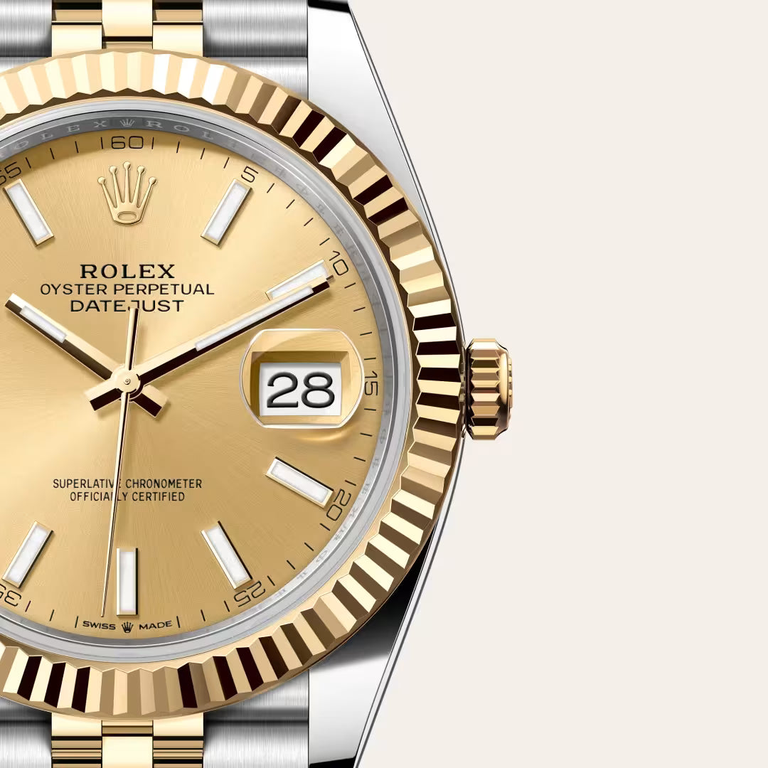 Datejust 41 Champagne Dial Two-Tone Jubilee Watch