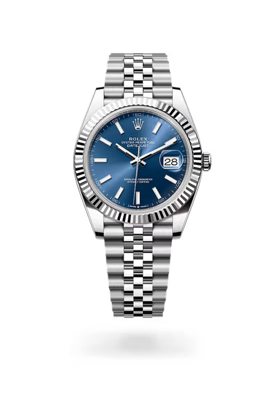 Datejust 41 Blue Dial Stainless Steel Jubilee Bracelet Luxury Watch
