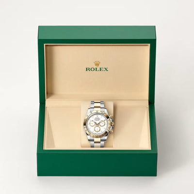Two-Tone White Gold Chronograph Watch