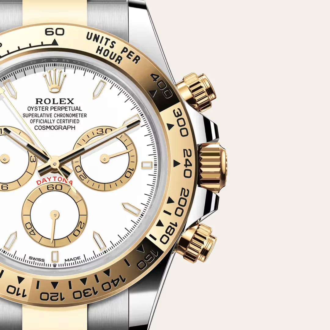 Two-Tone White Gold Chronograph Watch