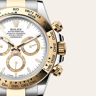 Two-Tone White Gold Chronograph Watch