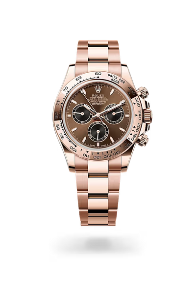 Rose Gold Chocolate Chronograph Watch