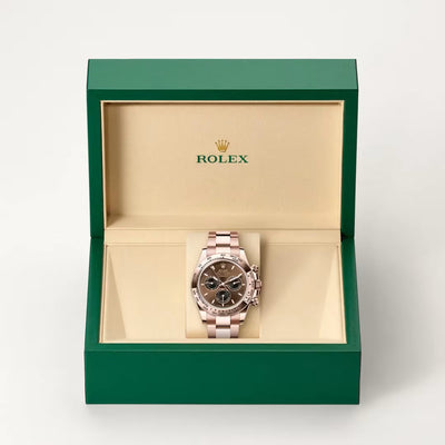 Rose Gold Chocolate Chronograph Watch