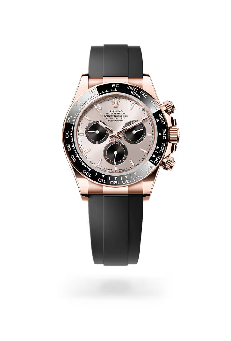 Rose Gold Oysterflex Chronograph Watch