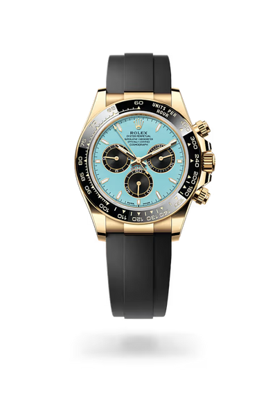 Ice Blue Gold Racing Chronograph Watch