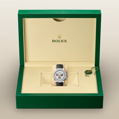 Diamond White Pearl Chronograph Watch