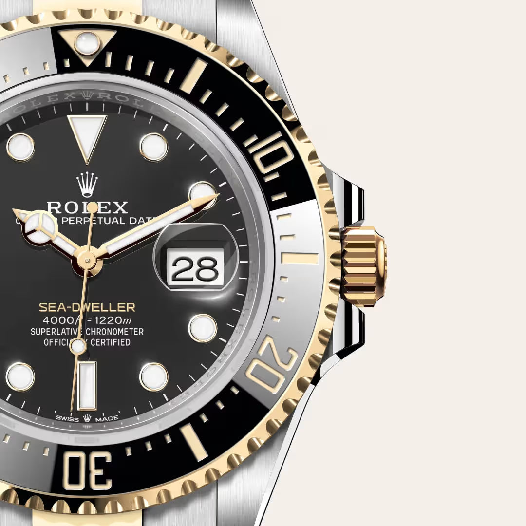 Imperial Two-Tone Deep Black Diver Watch