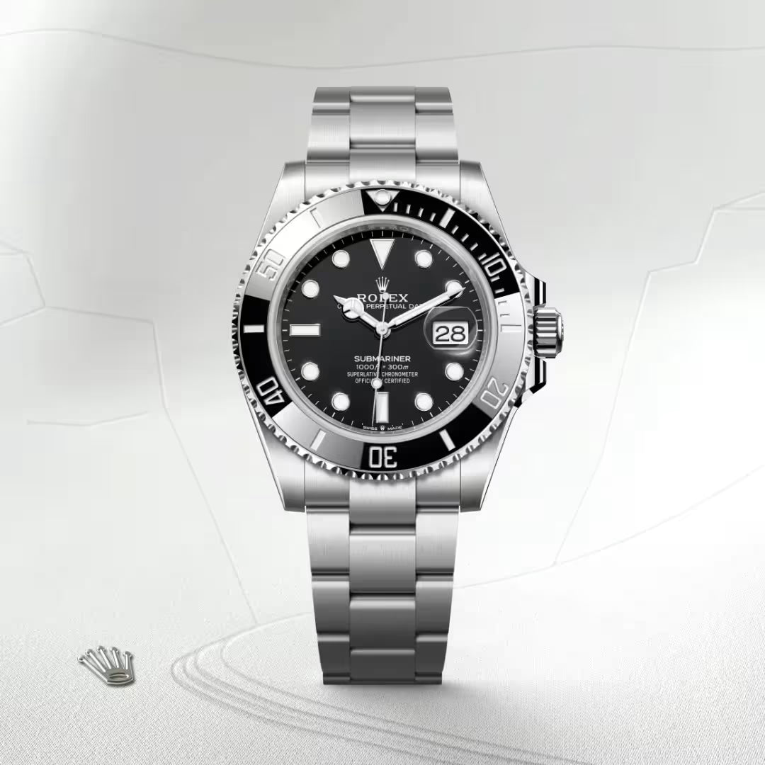 Submariner Date 41mm Black Dial Oystersteel Luxury Dive Watch