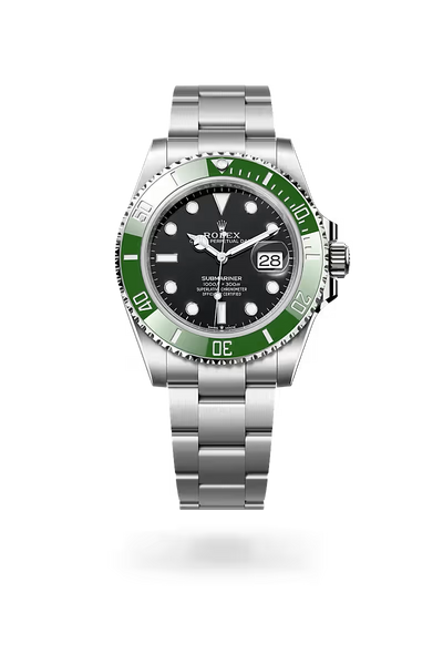 Emerald Bezel Stainless Steel Diver Watch