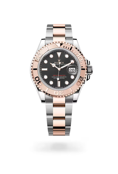 Yacht-Master 40 Everose Rolesor Black Dial Oyster Bracelet
