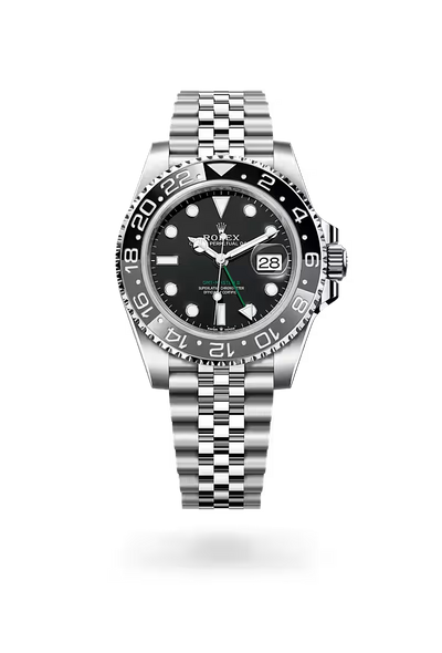 Sterling Black GMT Master Watch