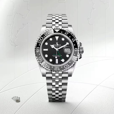 Sterling Black GMT Master Watch