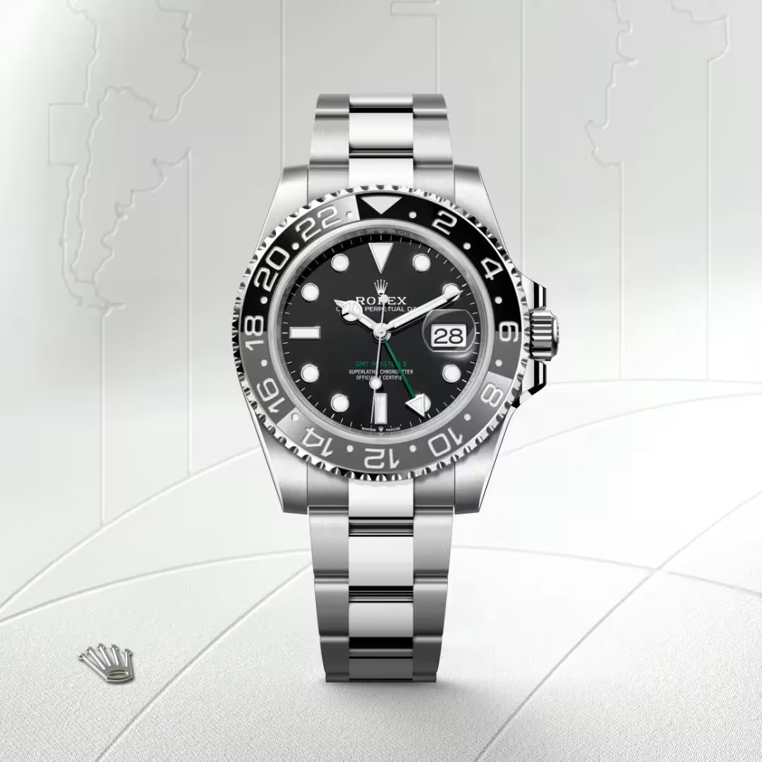 Summit Black GMT Explorer Watch