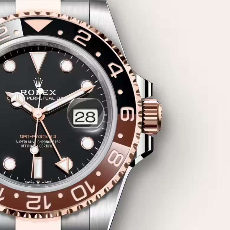 Rose Gold Horizon GMT Watch