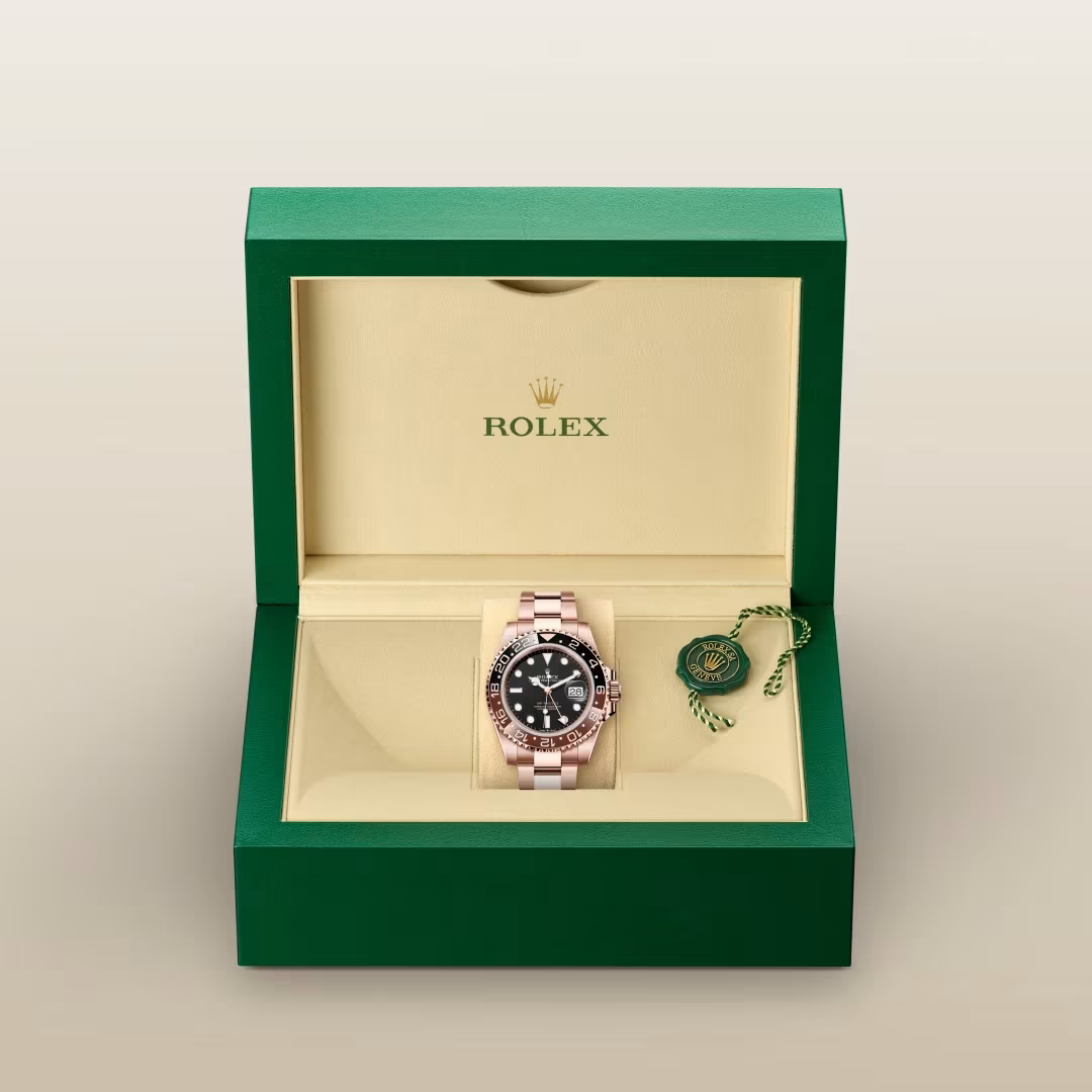 Rose Gold Prestige GMT Master Watch